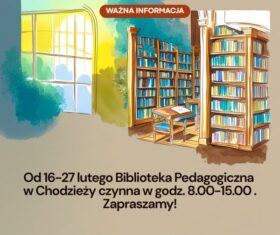 Ferie zimowe – godziny pracy Biblioteki